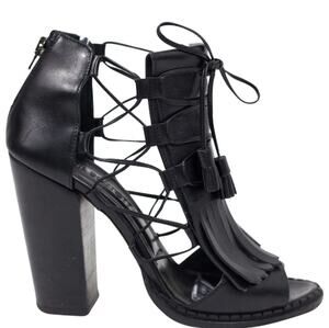 Neil Barrett Gladiator Leather Boots Booties 38 (Approx 7.5 US)